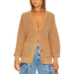 Callahan 'The Cardigan' Tan Sweater Size M